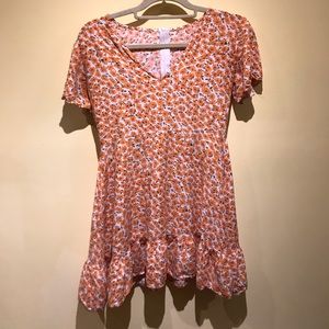 Sundress with Orange Flowers
